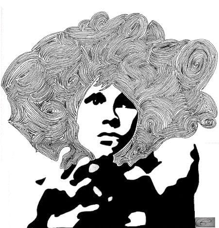 Jim Morrison by Eline