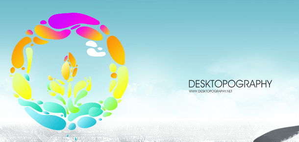 Desktopography 2010 : Nature's Design on Your Desktop 1