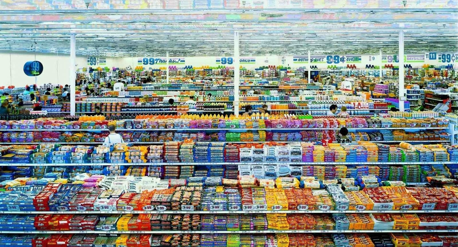 photo d'Andreas Gursky supermarché