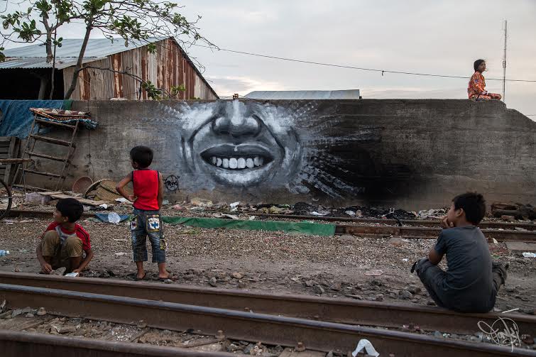 Sur les traces de Fonki artiste muraliste : de la France au Cambodge en passant par Montréal 2