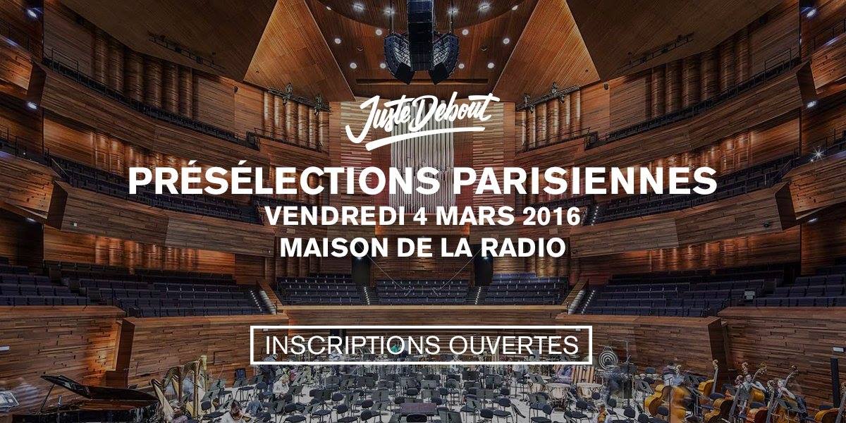 Préselection - Maison de la Radio - Juste Debout