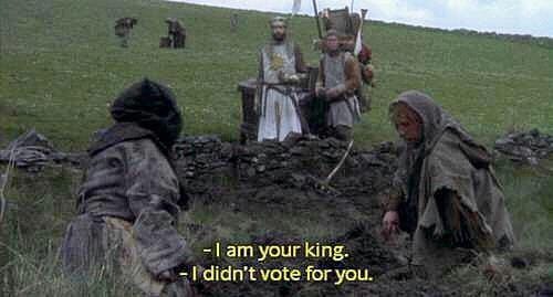 Welcome-To-Election-Day-Monty-Python-Holy-Grail-I-Didnt-Vote-For-You