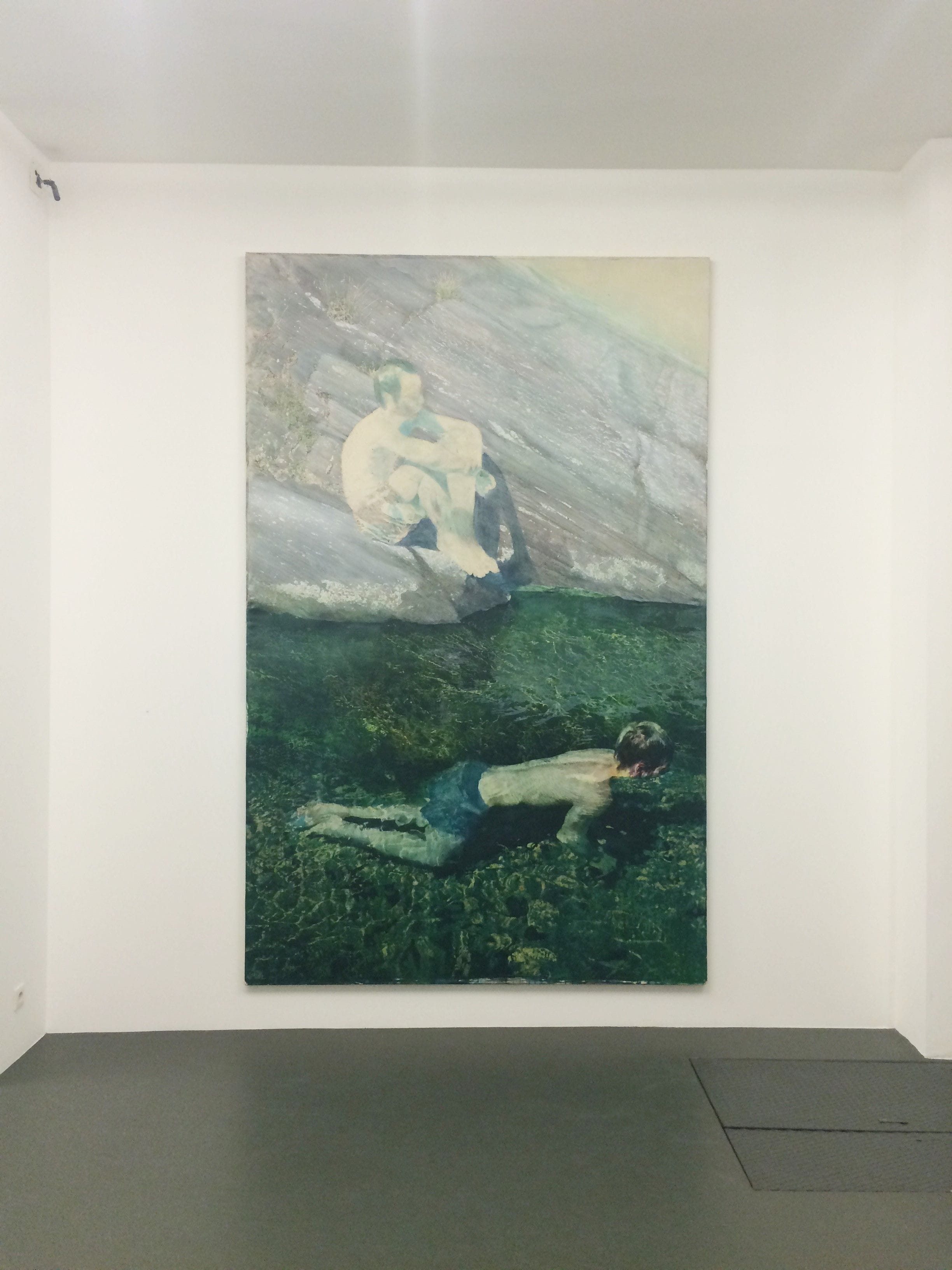 Les Cévennes - Acrylique sur toile de coton 2014 - 307 x 198 cm