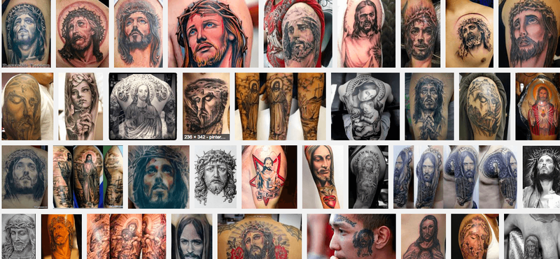 des tatouages religieux