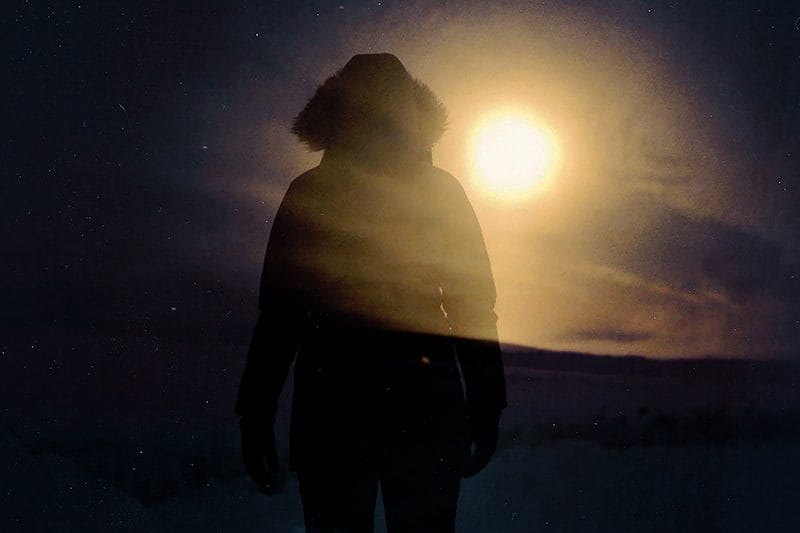 Maya Beano en Suède Arctique pour shooter la série "Hypnosis"