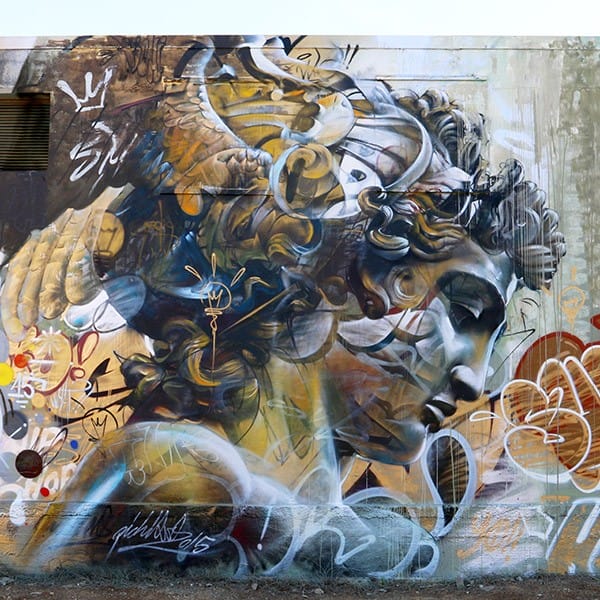 La sublime confrontation entre le classicisme et le graffiti par Pichi & Avo 5