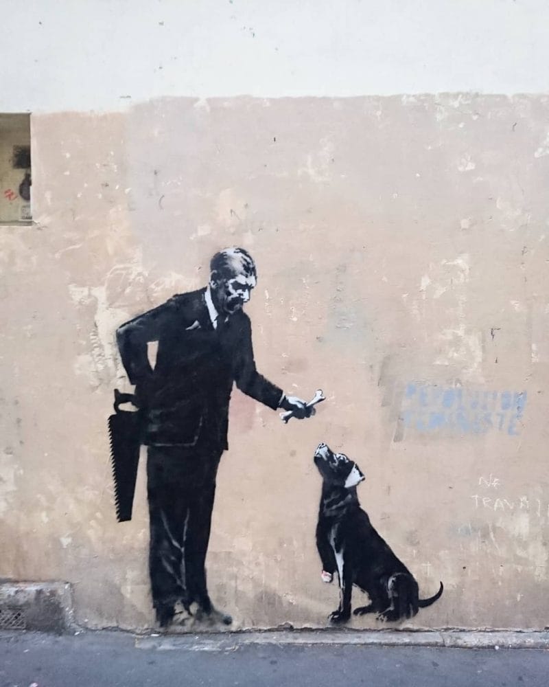 La voix contestataire de Banksy s’élève de nouveau à Paris 4