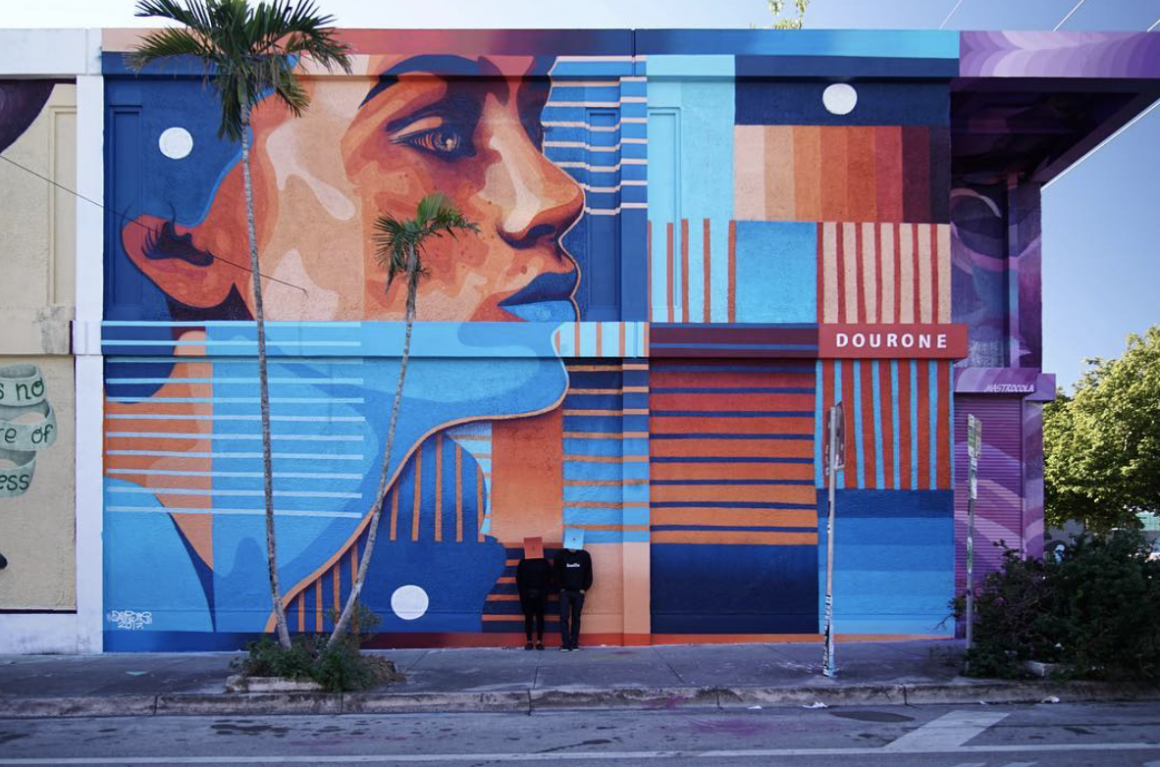 Peinture murale à Miami, par Dourone