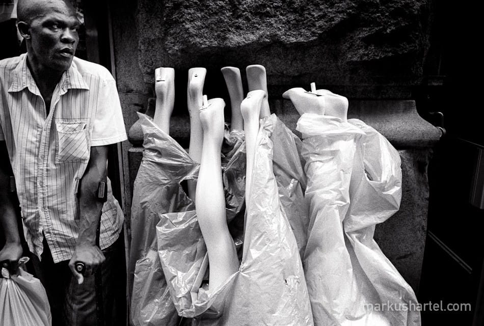 Markus Hartel jambes de mannequins en plastique