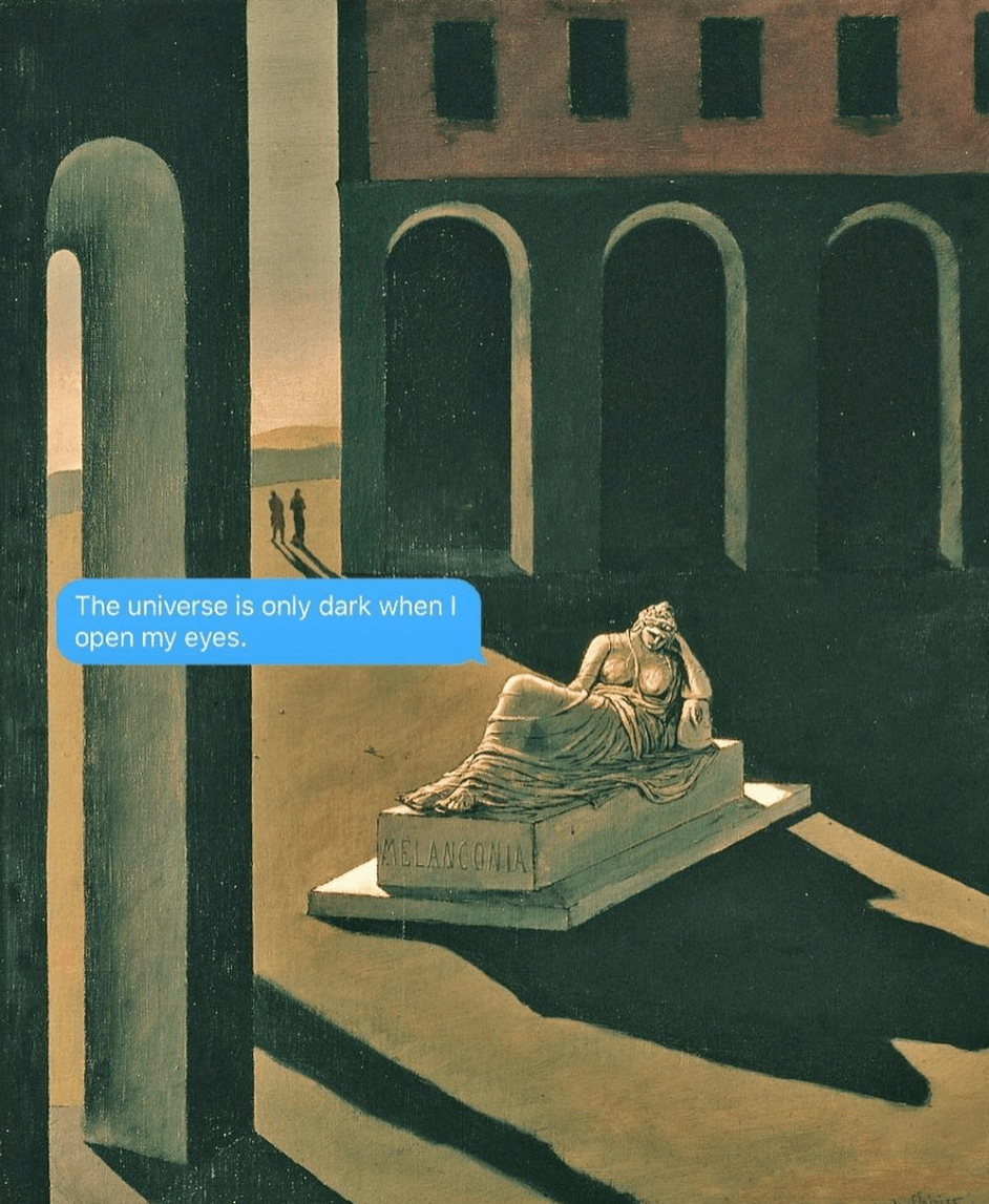 Texts From Your Existentialist Chirico