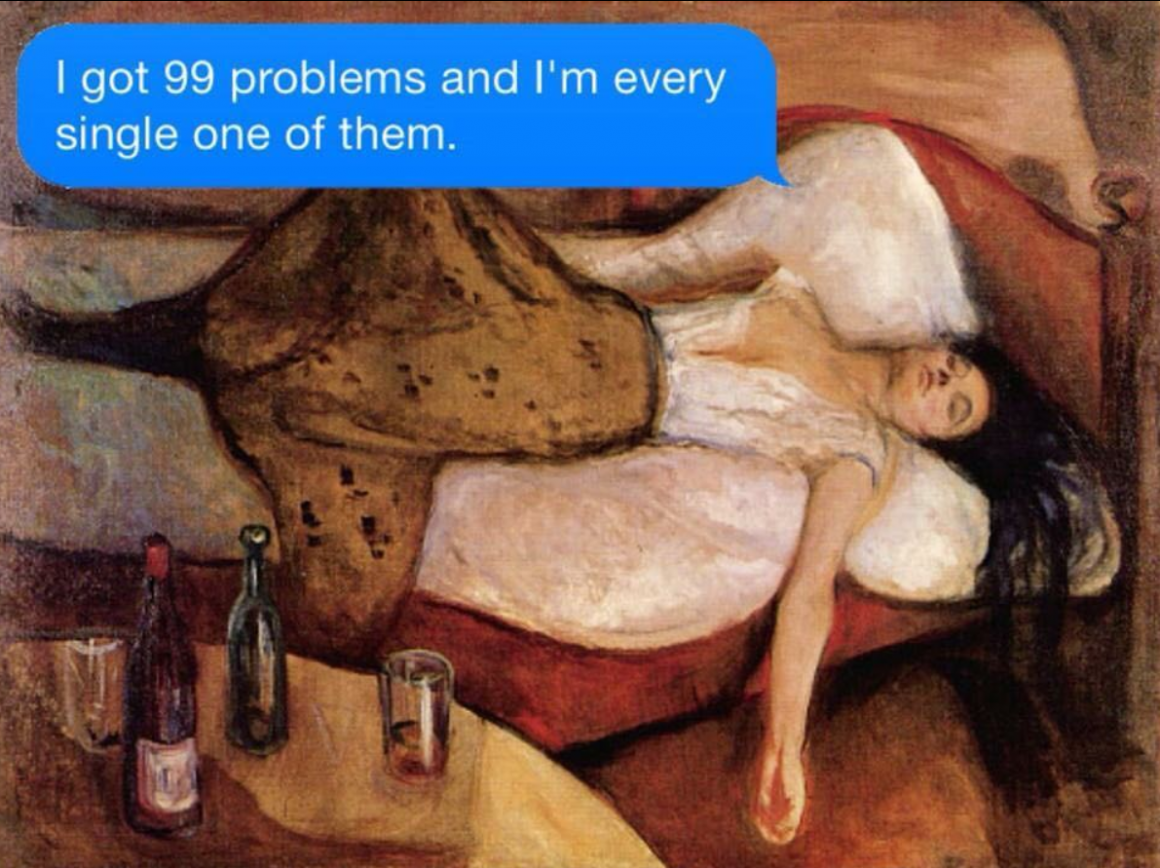 Texts From Your Existentialist Munch