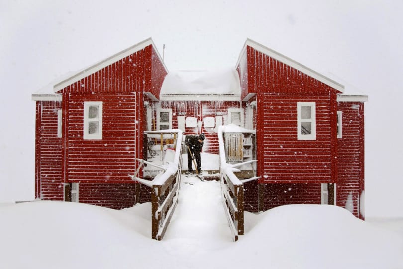 Christophe Jacrot, photographie issue du livre d'art "Neiges", Groenland.