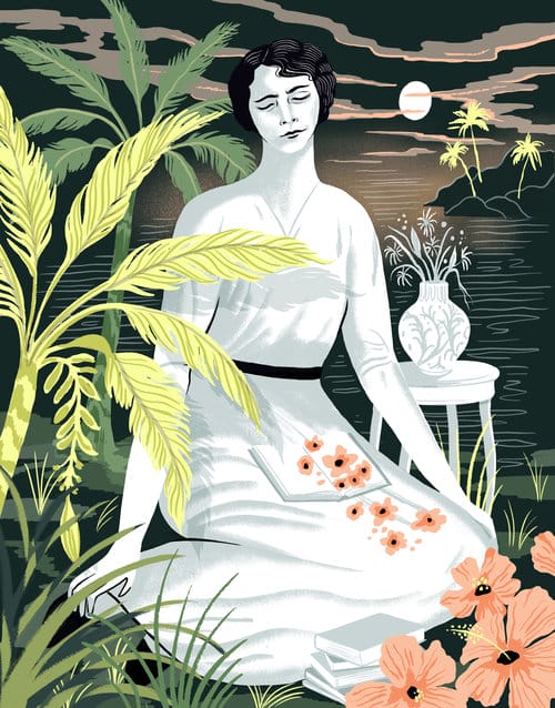 Eleanor Taylor, Un femme dans un univers tropical et floral. 