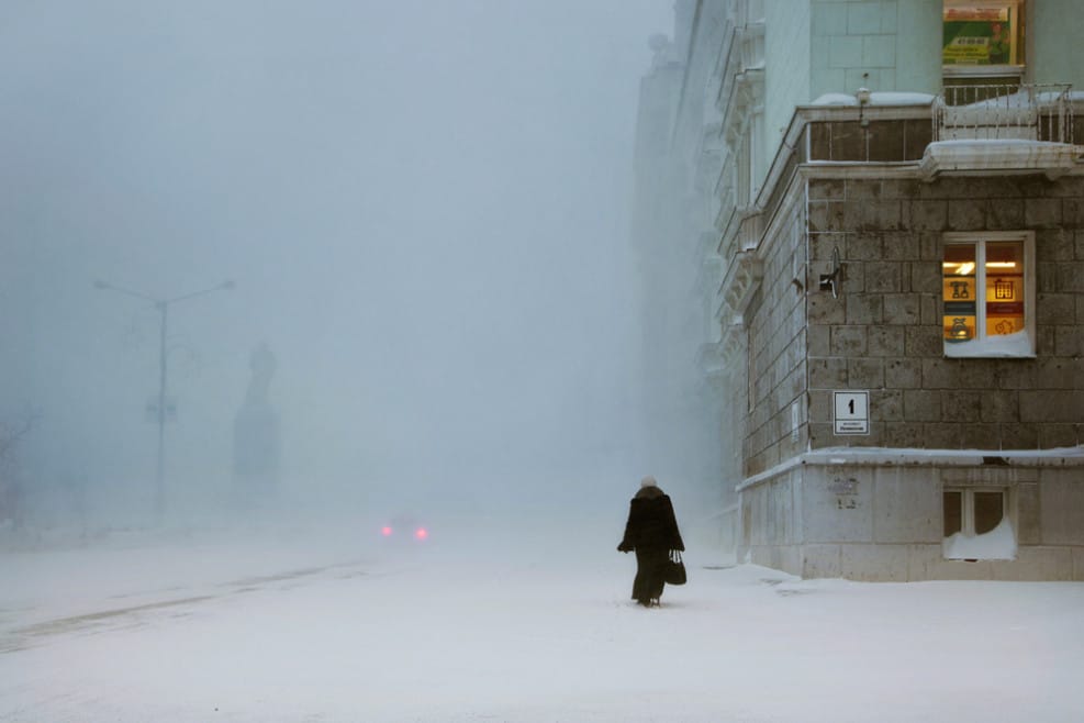 Christophe Jacrot, photographie issue du livre d'art "Neiges", Sibérie.
