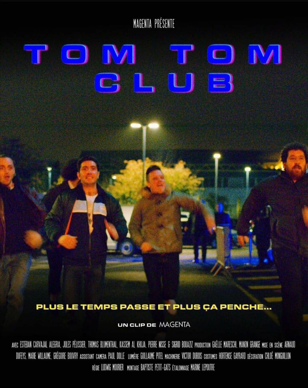 Affiche pour "Tom Tom Club ", le 2e clip du groupe Magenta. 