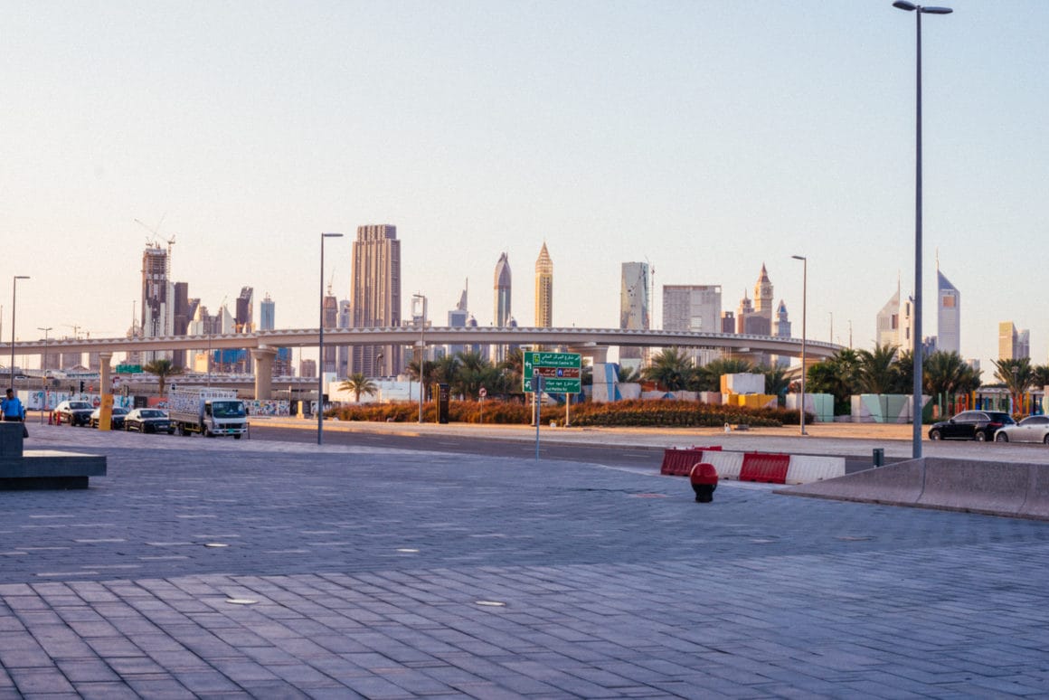 Skyline de Dubaï vu du design district