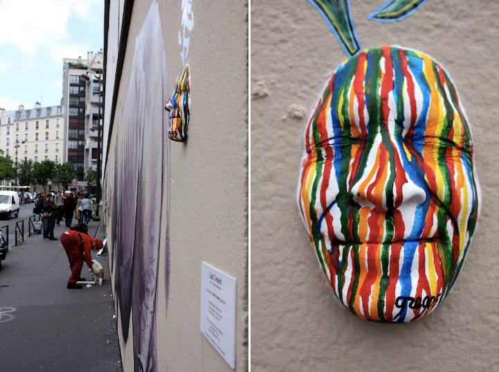 Oeuvre du  street artist français Gregos 