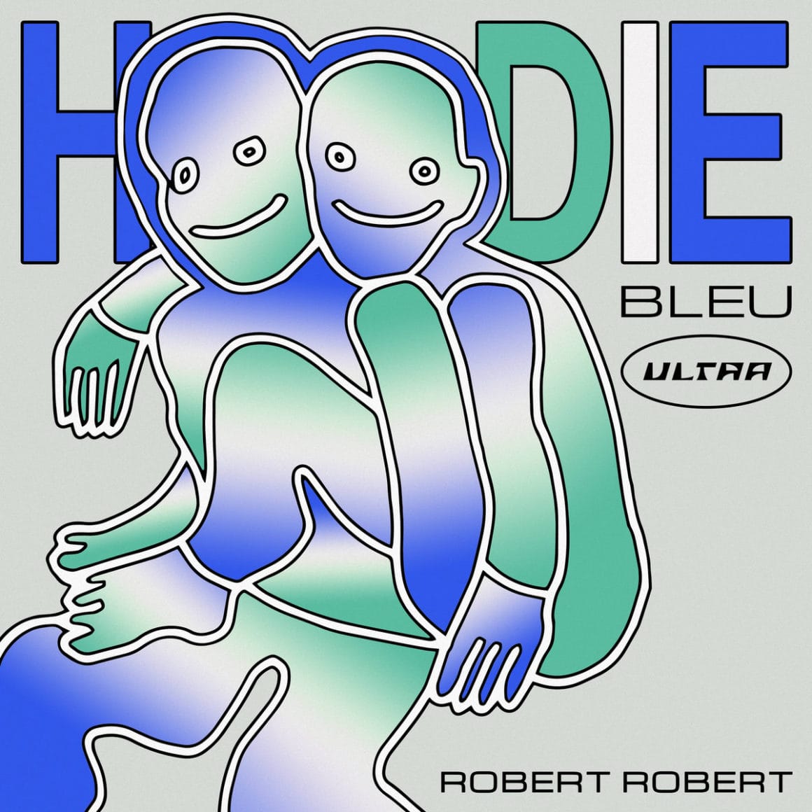 Hoodie bleu ultra