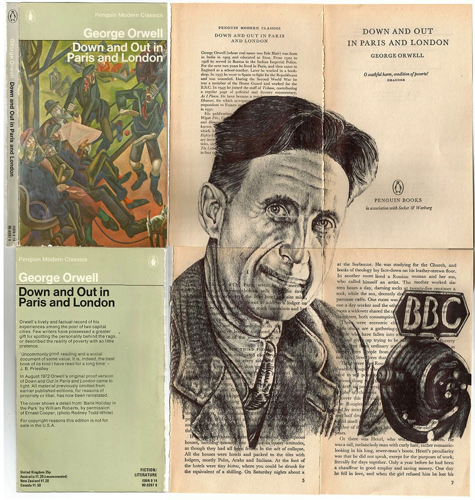 george orwell écrivain dans la dèche entre paris et londre BBC radio