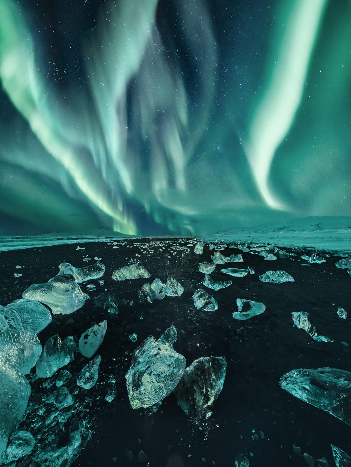 Les aurores boréales d'Iceland capturées par Kristina Makeeva