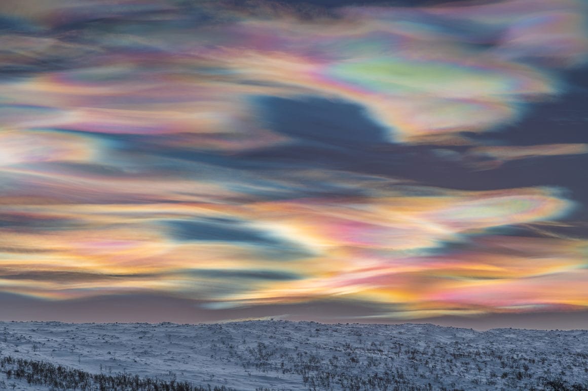 Un ciel comme peint à la main sur photographie de Thomas Kast