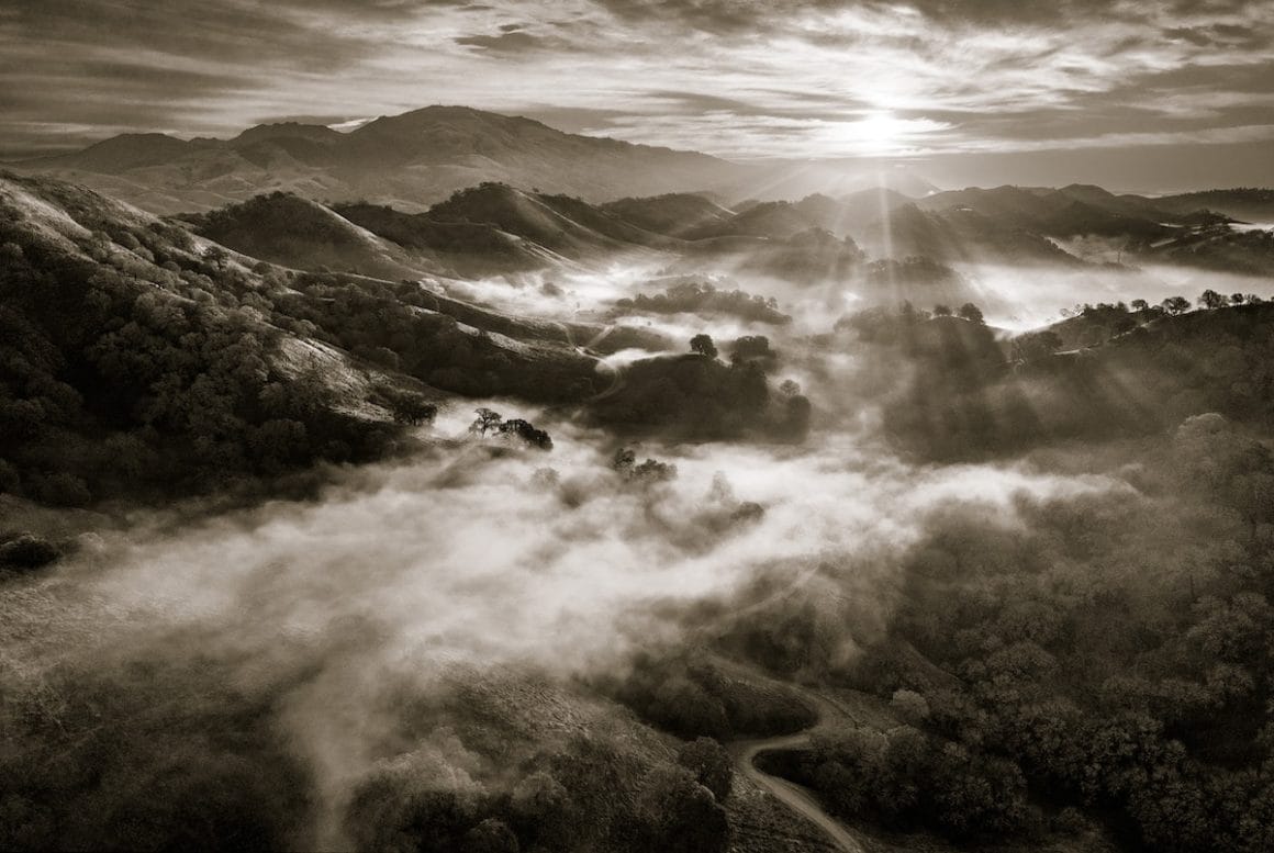 Le Mont Diabolo importalisé par le photographe américain Jim Hildreth 
