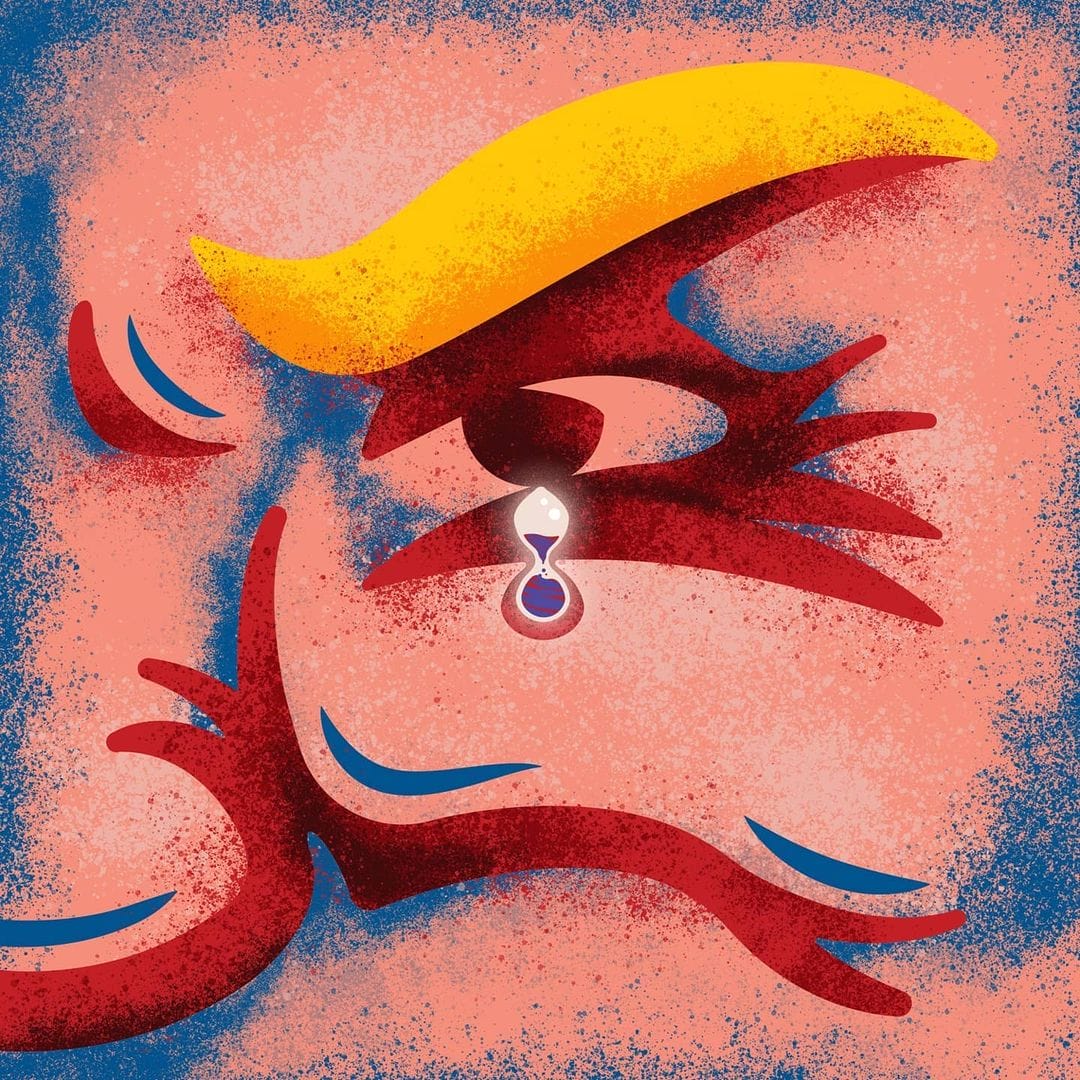 Caricature de Trump par Jessie Maisonneuve partie 1