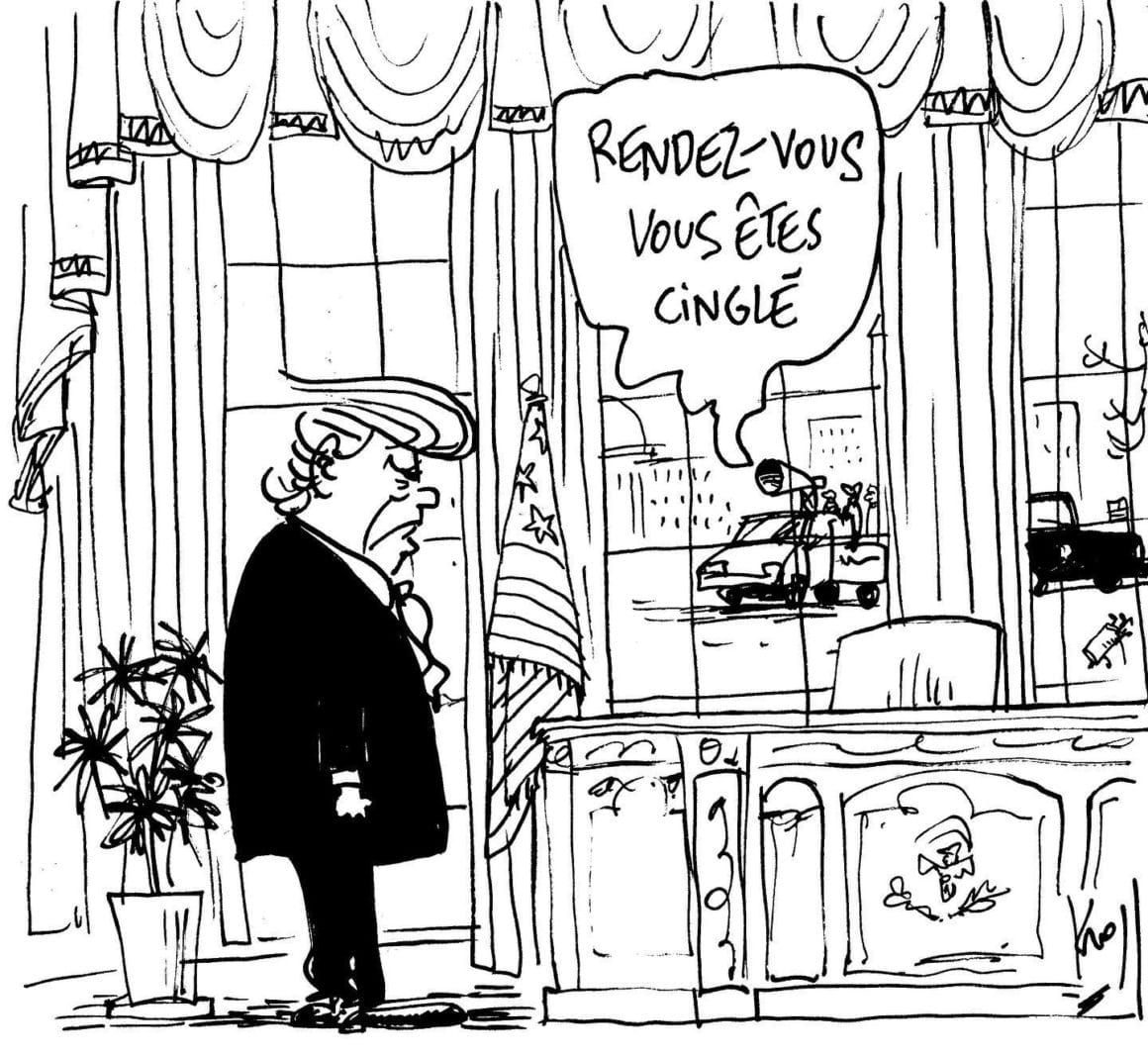 Caricature de Trump par Kroll