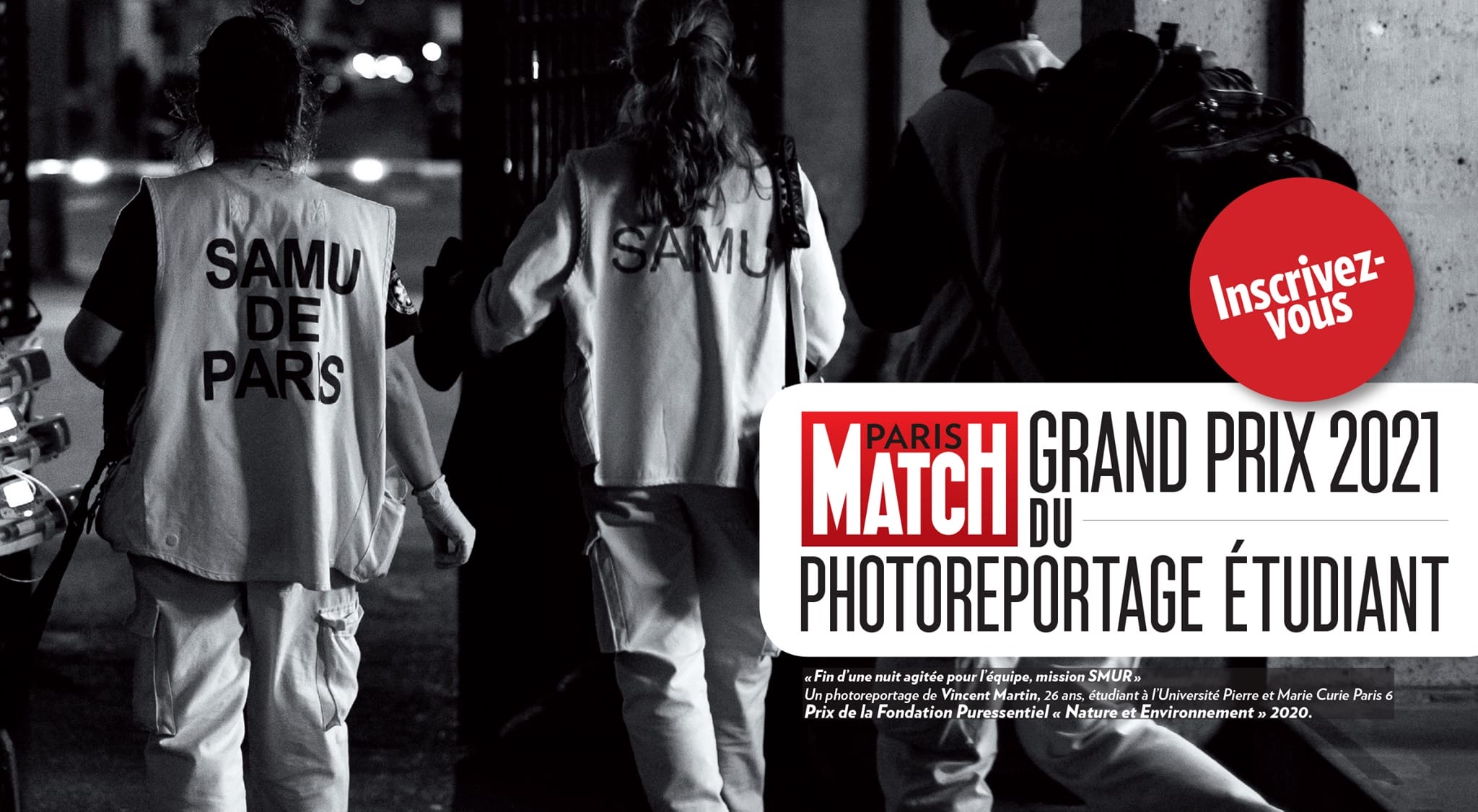 Grand Prix du Photoreportage Étudiant de Paris Match 2021
