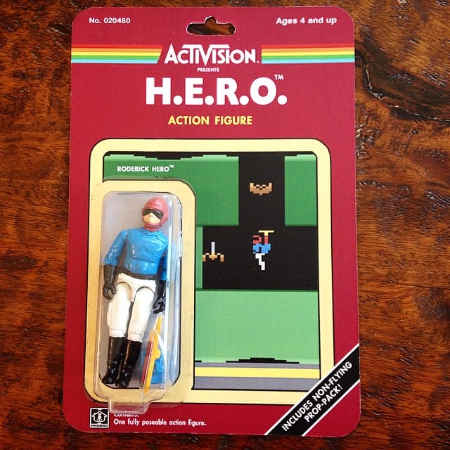  Figurine inspirée du jeu H.E.R.O. 
(Atari) 