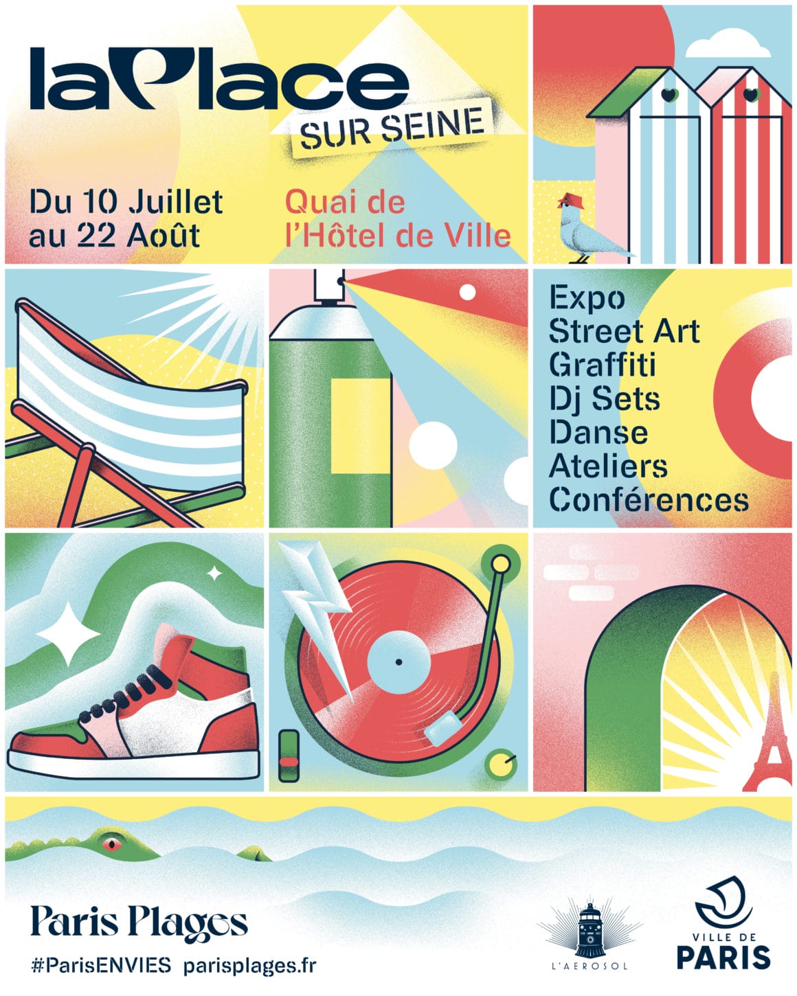 Affiche promotionnel pour l'événement La Place.