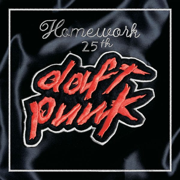 Couverture de la réédition de l'album Homework des Daft Punk.