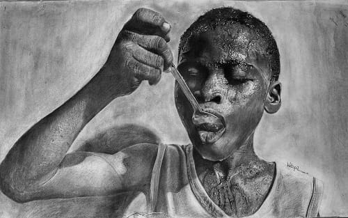 Kareem Waris Olamilekan : l'adolescent nigérian aux portraits hyperréalistes 2