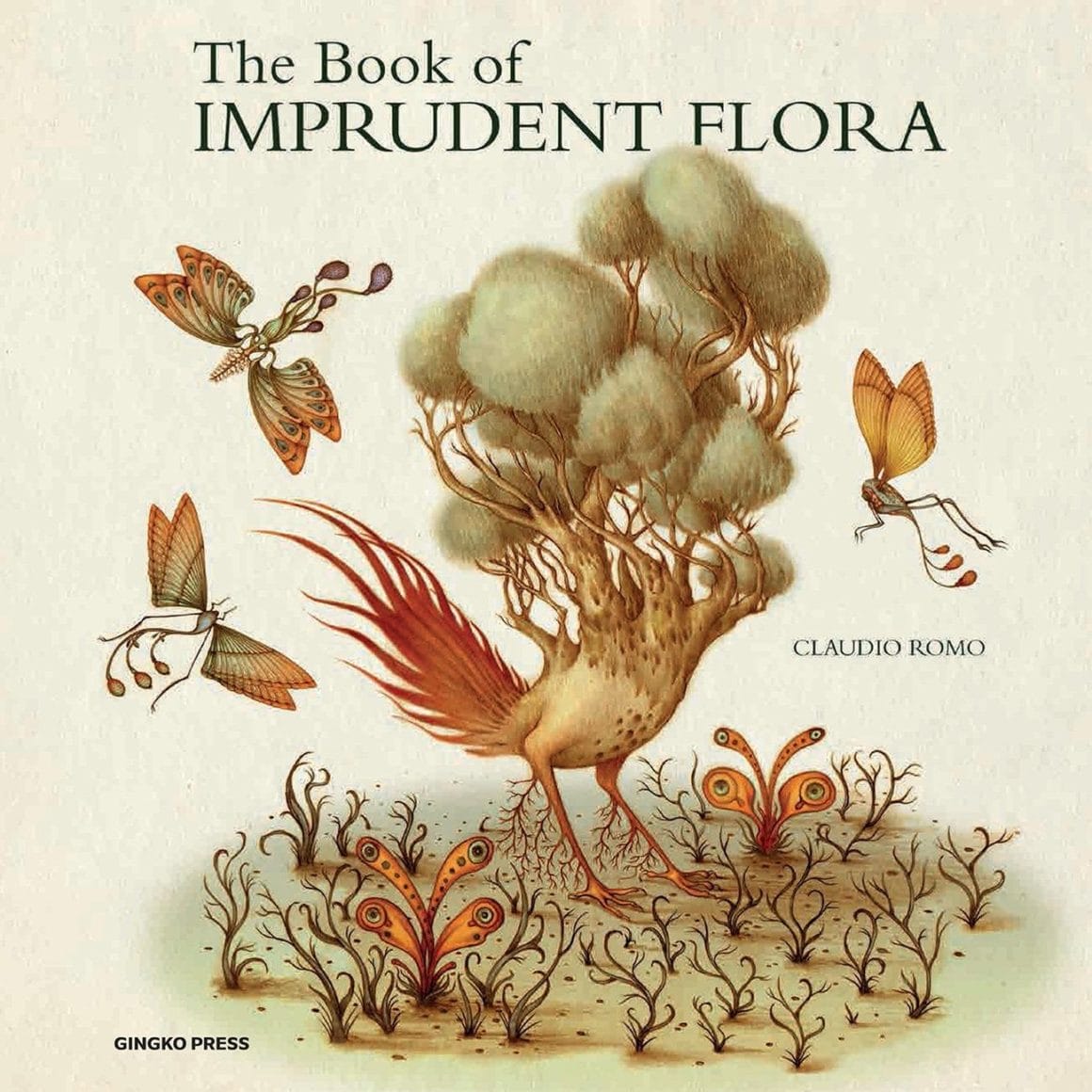 Cette illustration représente la couverture de The book of imprudent Flora.