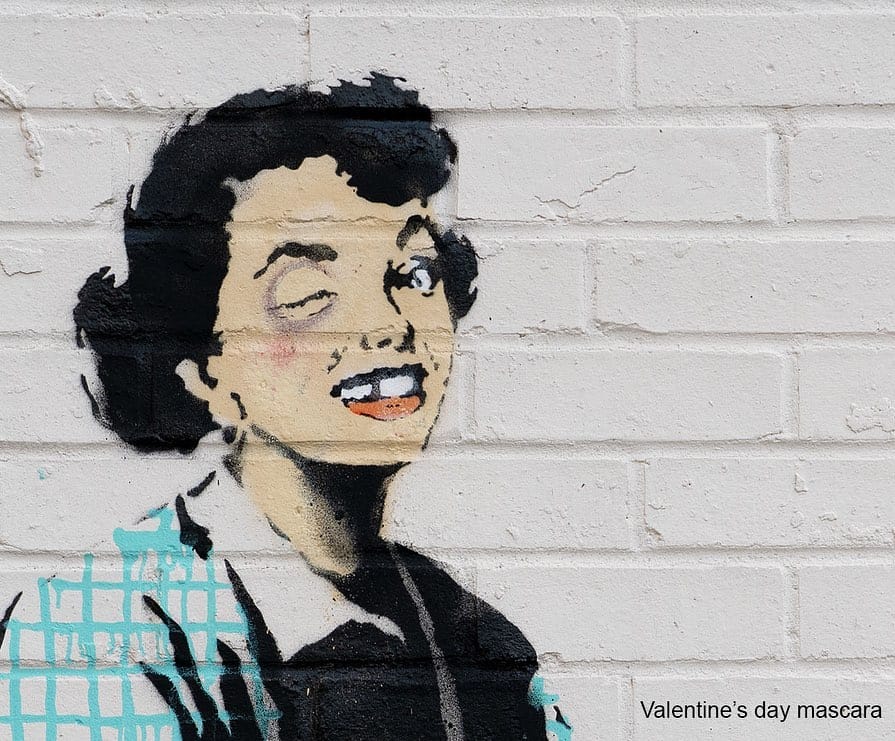 Banksy - Valentine's day Mascara - 14 fevrier 2023