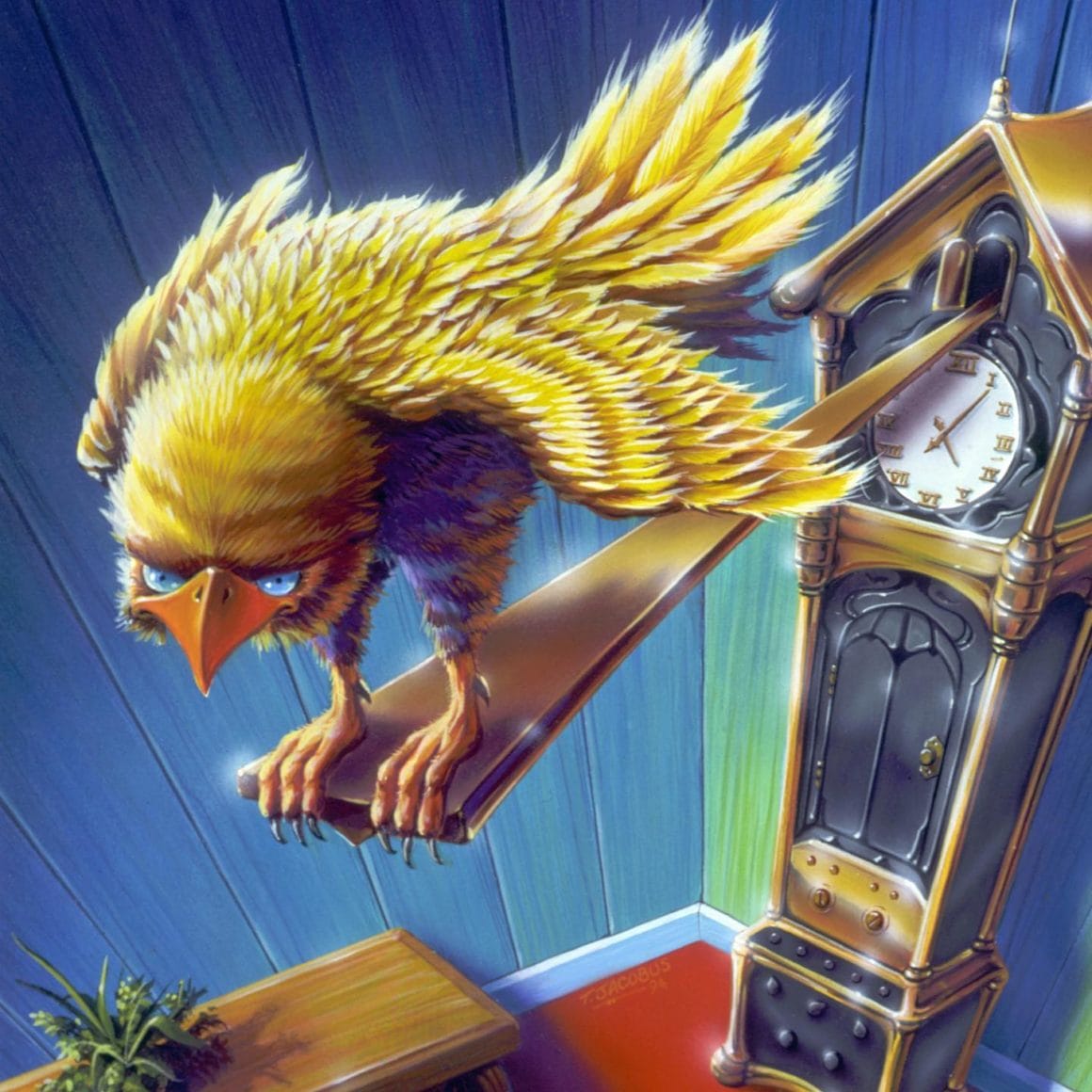 Tim Jacobus - illustration pour Chair de poule - The Cuckoo Clock of Doom